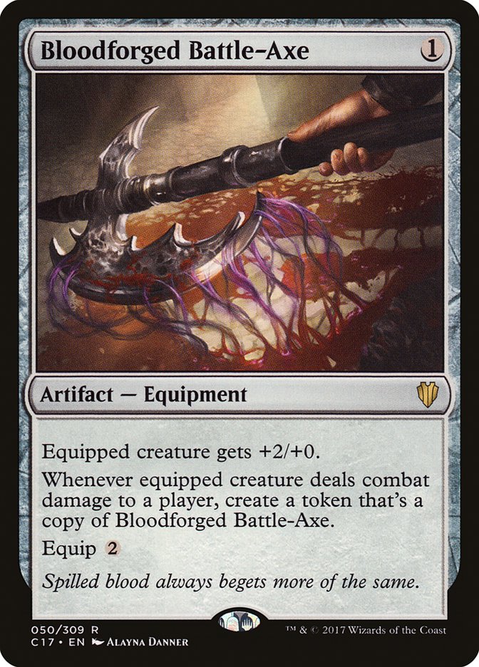 Bloodforged Battle-Axe [Commander 2017] | KingTCG.ca