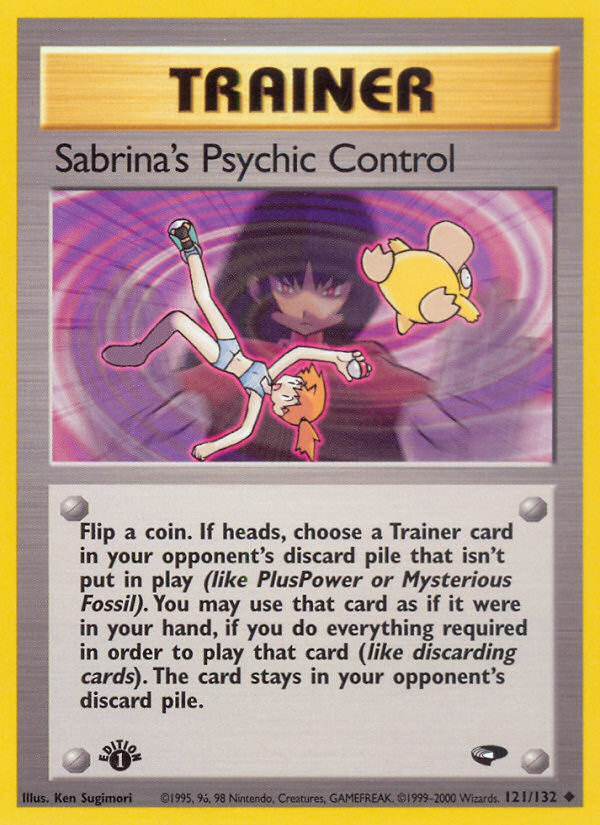 Sabrina's Psychic Control (121/132) [Gym Challenge 1st Edition] | KingTCG.ca