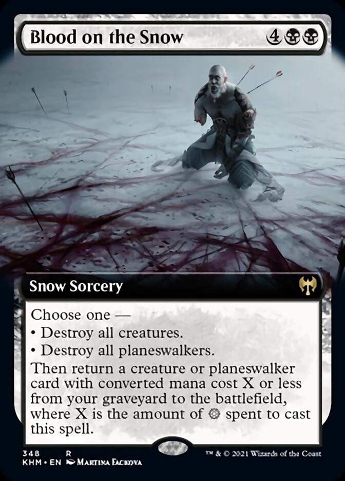 Blood on the Snow (Extended Art) [Kaldheim] | KingTCG.ca