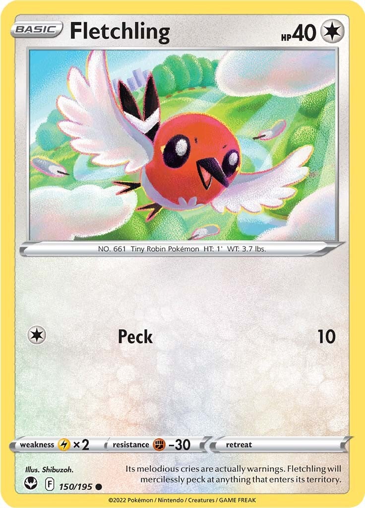 Fletchling (150/195) [Sword & Shield: Silver Tempest] | KingTCG.ca