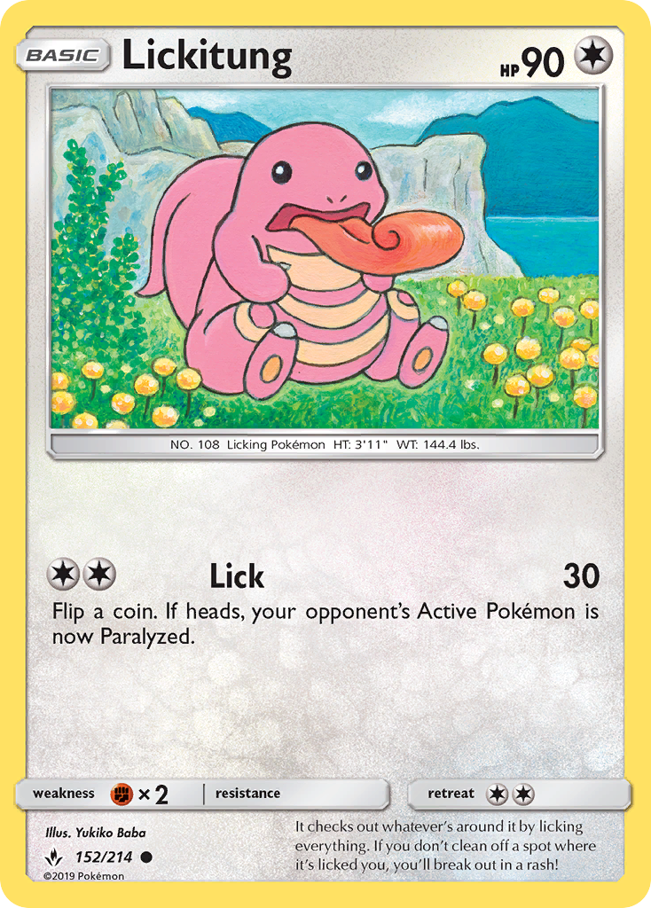 Lickitung (152/214) [Sun & Moon: Unbroken Bonds] | KingTCG.ca