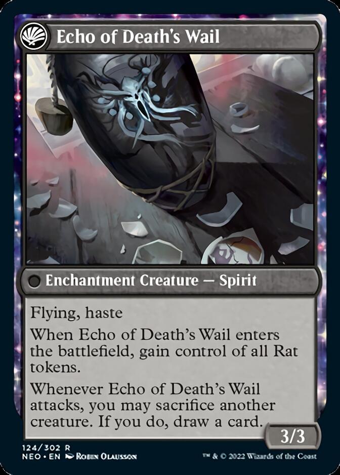 Tribute to Horobi // Echo of Death's Wail [Kamigawa: Neon Dynasty] | KingTCG.ca