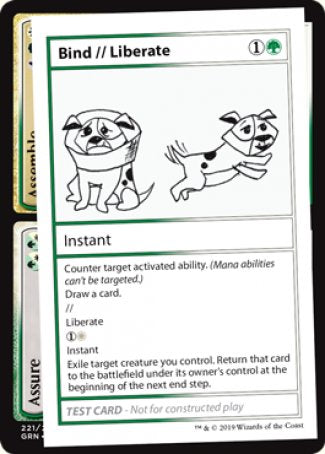 Bind // Liberate (2021 Edition) [Mystery Booster Playtest Cards] | KingTCG.ca