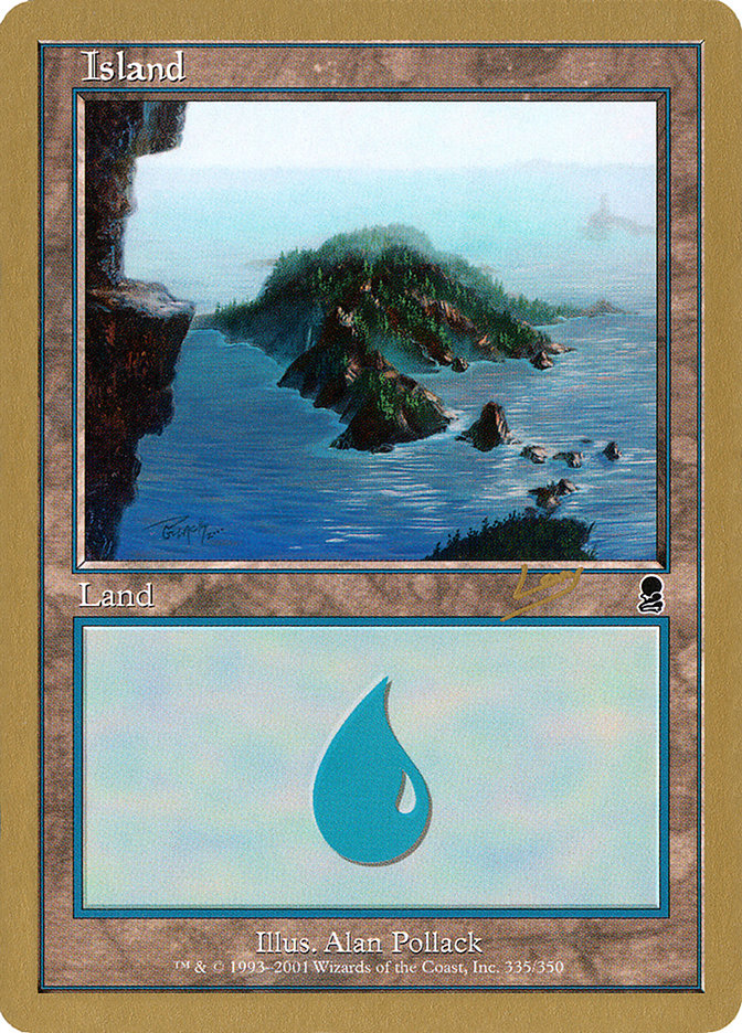 Island (rl335) (Raphael Levy) [World Championship Decks 2002] | KingTCG.ca