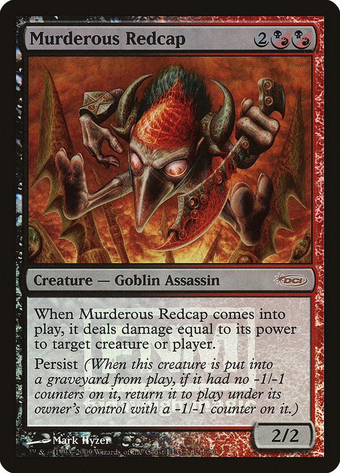 Murderous Redcap [Friday Night Magic 2009] | KingTCG.ca