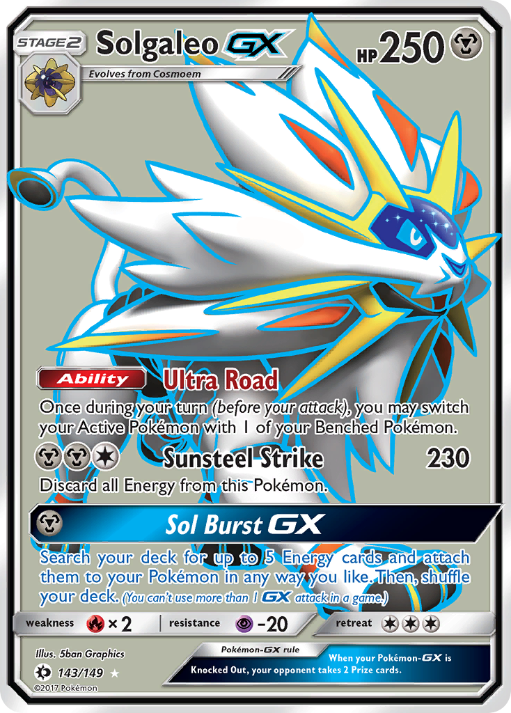 Solgaleo GX (143/149) [Sun & Moon: Base Set] | KingTCG.ca