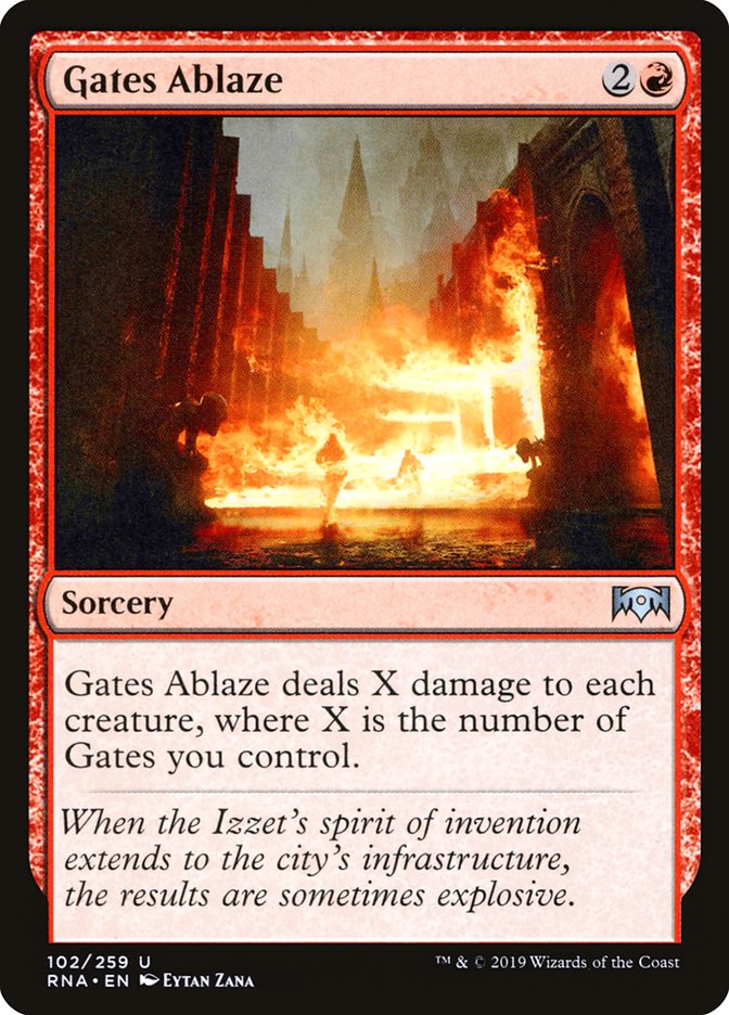 Gates Ablaze [Ravnica Allegiance] | KingTCG.ca