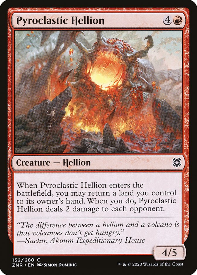 Pyroclastic Hellion [Zendikar Rising] | KingTCG.ca