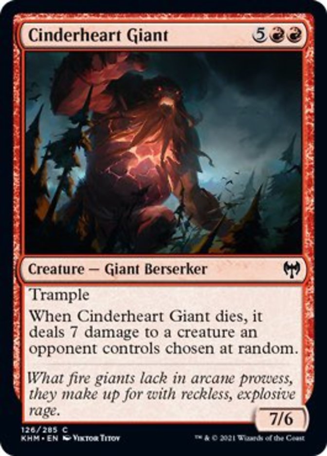 Cinderheart Giant [Kaldheim] | KingTCG.ca