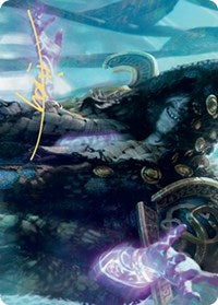 Valki, God of Lies Art Card (Gold-Stamped Signature) [Kaldheim: Art Series] | KingTCG.ca