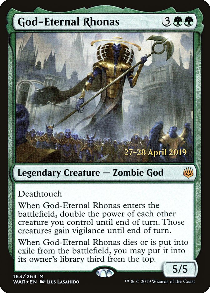 God-Eternal Rhonas  [War of the Spark Prerelease Promos] | KingTCG.ca