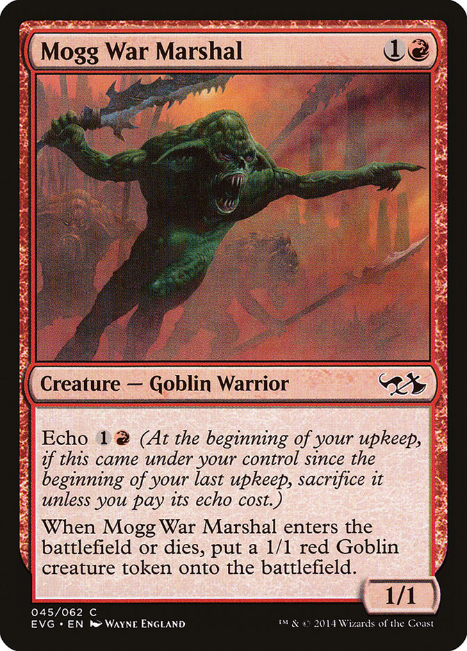 Mogg War Marshal (Elves vs. Goblins) [Duel Decks Anthology] | KingTCG.ca