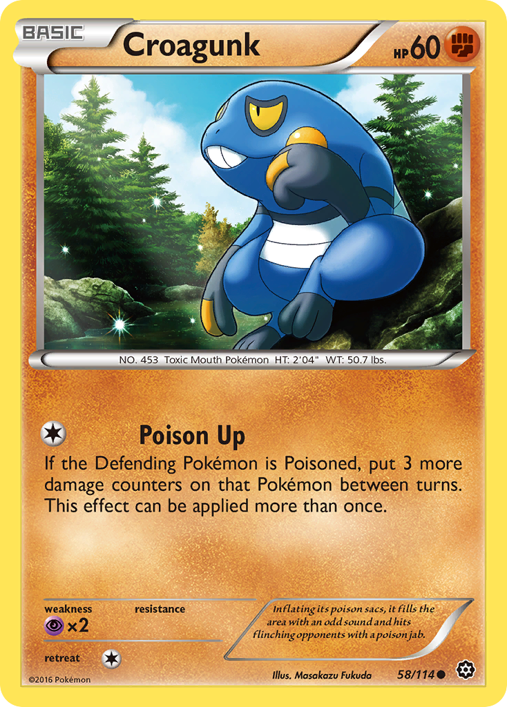 Croagunk (58/114) [XY: Steam Siege] | KingTCG.ca