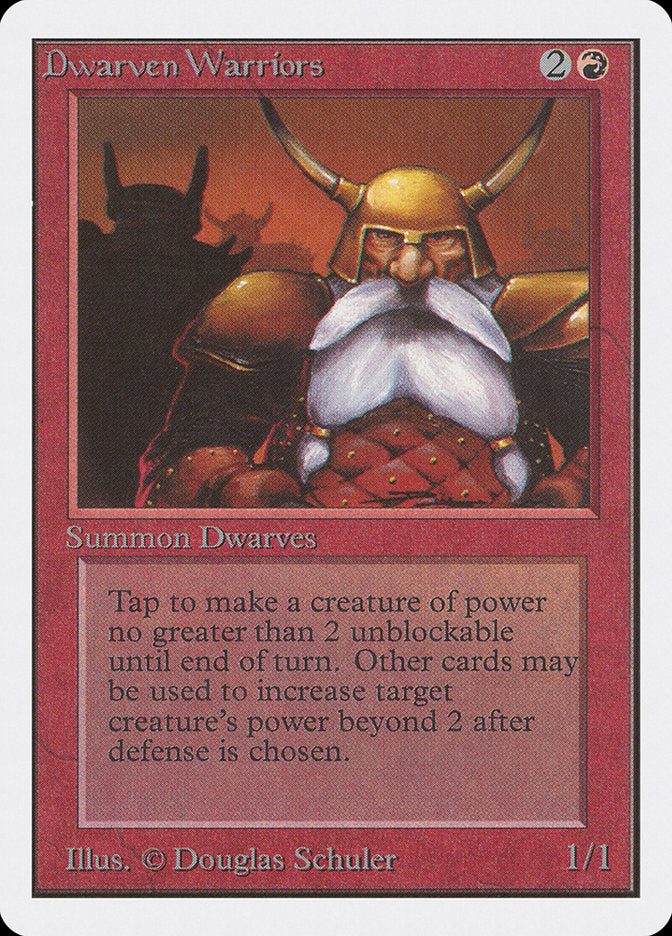 Dwarven Warriors [Unlimited Edition] | KingTCG.ca