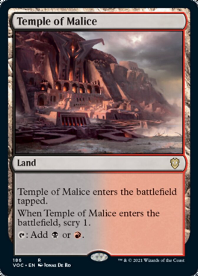 Temple of Malice [Innistrad: Crimson Vow Commander] | KingTCG.ca