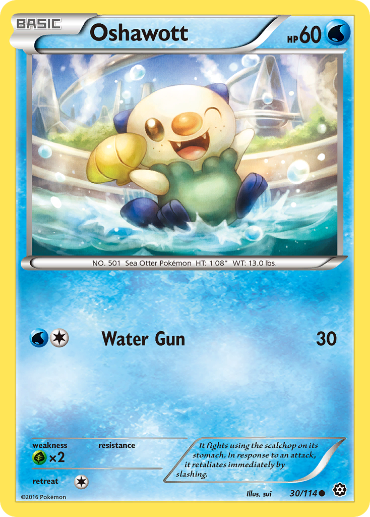 Oshawott (30/114) [XY: Steam Siege] | KingTCG.ca