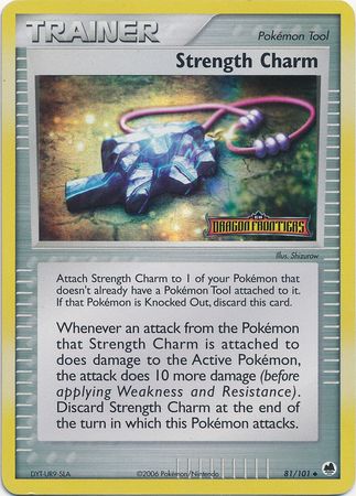 Strength Charm (81/101) (Stamped) [EX: Dragon Frontiers] | KingTCG.ca