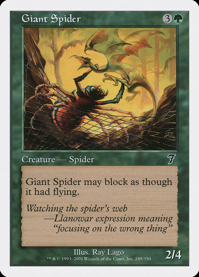 Giant Spider [Seventh Edition] | KingTCG.ca