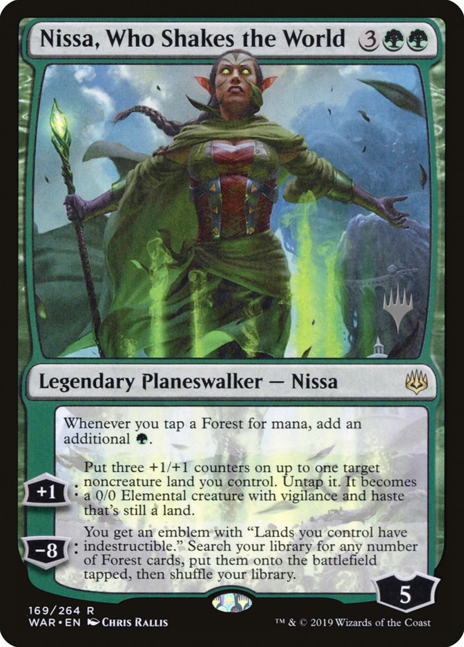 Nissa, Who Shakes the World [War of the Spark Promos] | KingTCG.ca