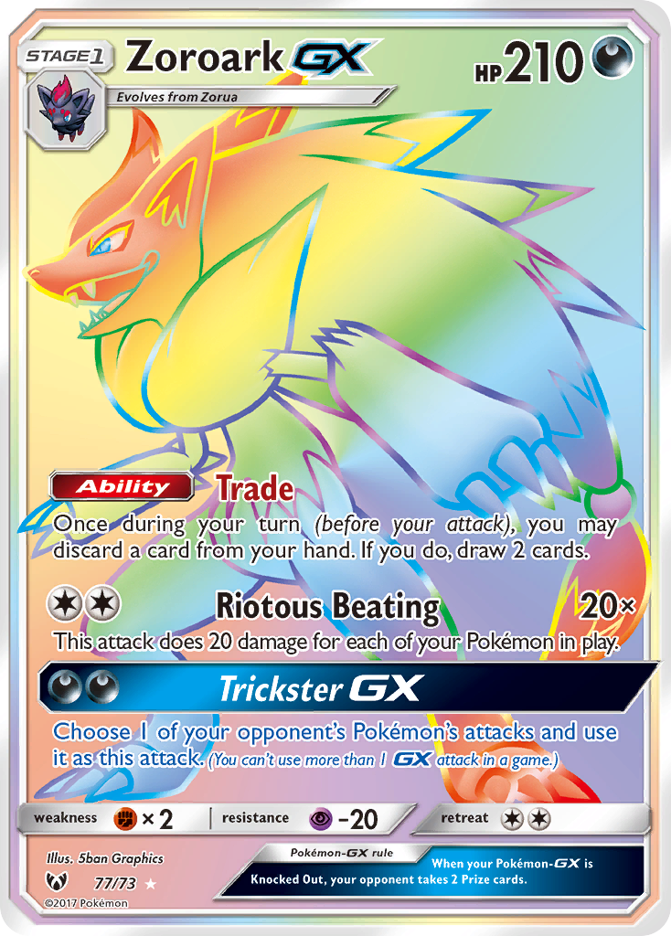 Zoroark GX (77/73) [Sun & Moon: Shining Legends] | KingTCG.ca