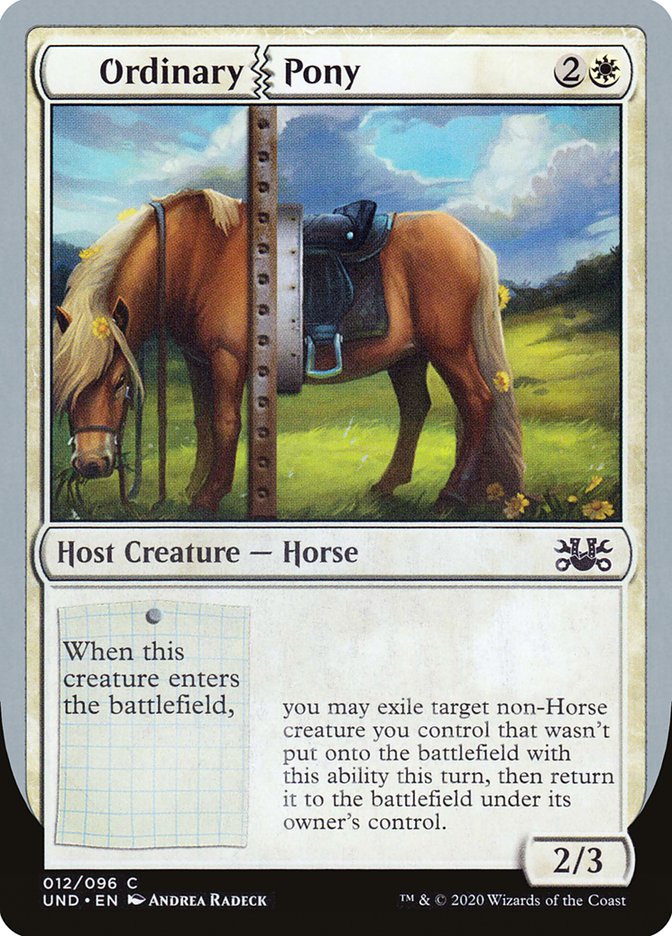 Ordinary Pony [Unsanctioned] | KingTCG.ca