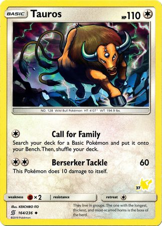 Tauros (37/60) [Battle Academy: Pikachu Deck] | KingTCG.ca