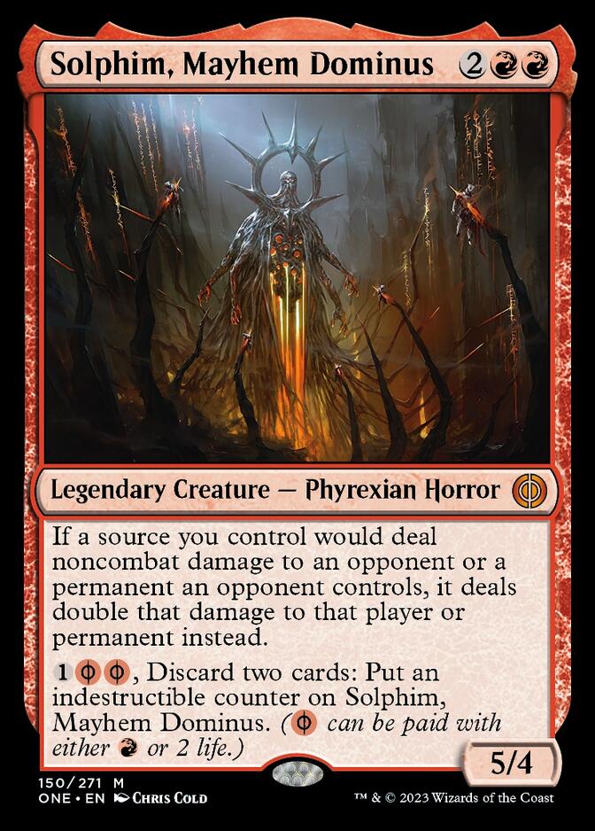 Solphim, Mayhem Dominus [Phyrexia: All Will Be One] | KingTCG.ca