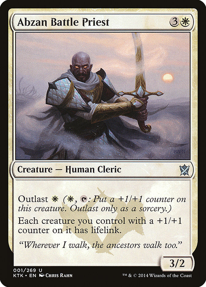 Abzan Battle Priest [Khans of Tarkir] | KingTCG.ca