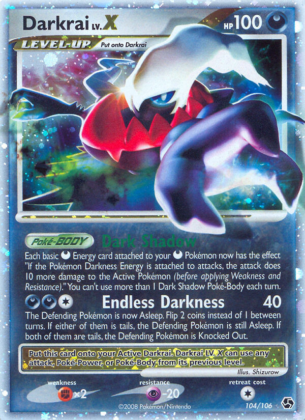 Darkrai LV.X (104/106) [Diamond & Pearl: Great Encounters] | KingTCG.ca