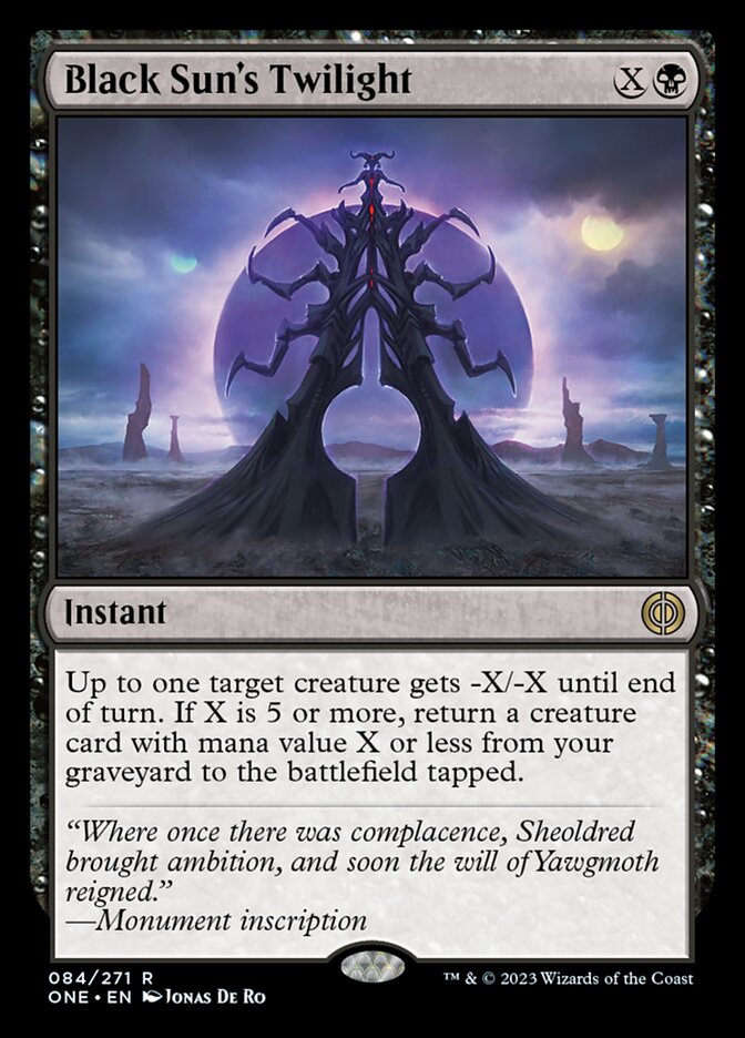 Black Sun's Twilight [Phyrexia: All Will Be One] | KingTCG.ca