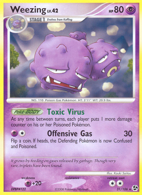 Weezing (31/106) [Diamond & Pearl: Great Encounters] | KingTCG.ca