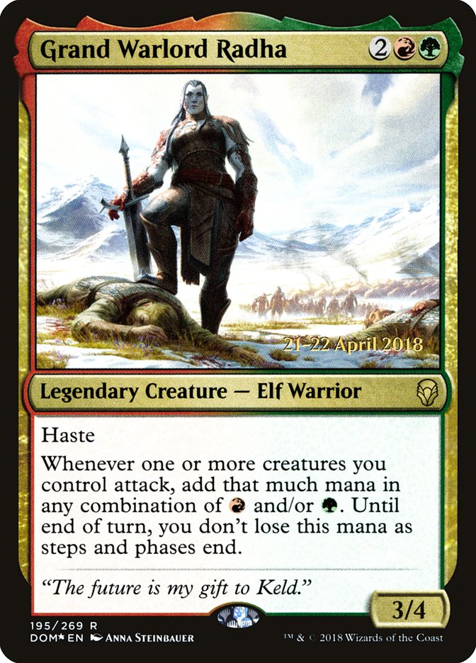 Grand Warlord Radha [Dominaria Promos] | KingTCG.ca